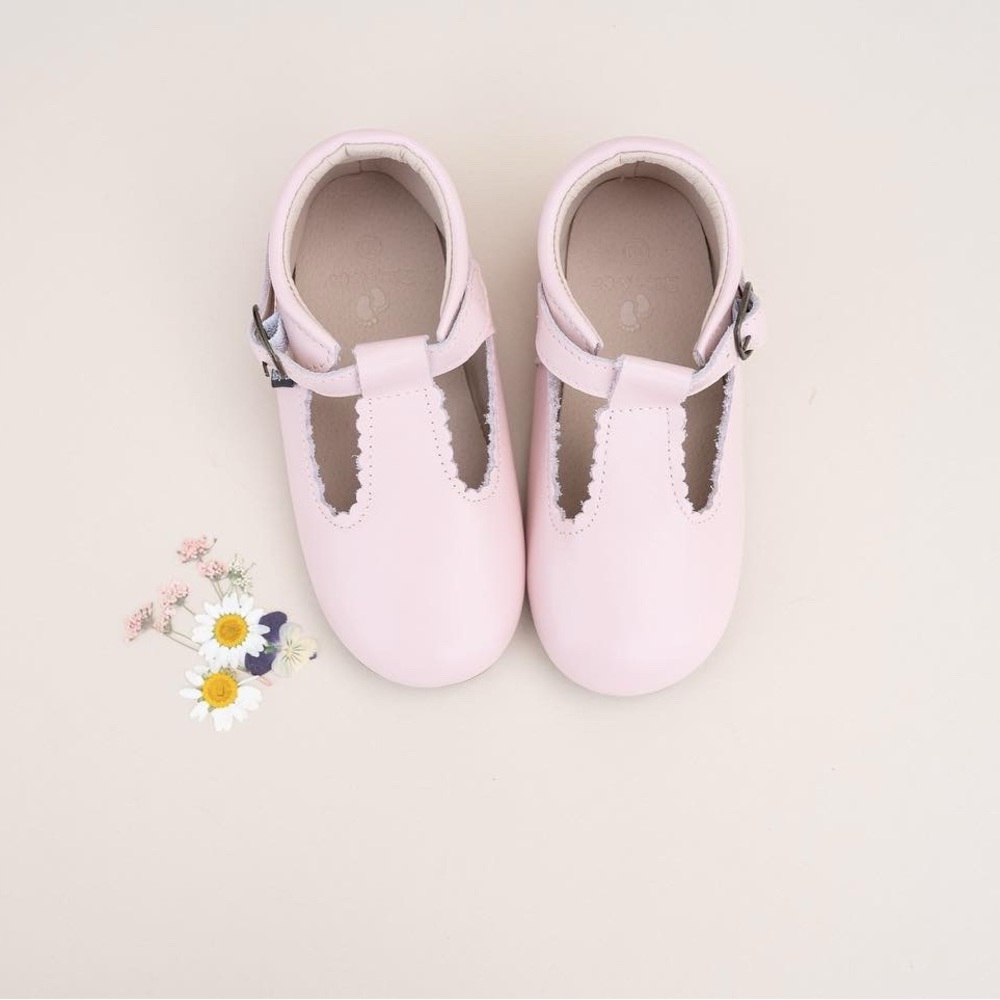 Riley T-Straps - Scalloped - Sweet Pink - Picture 6 of 15